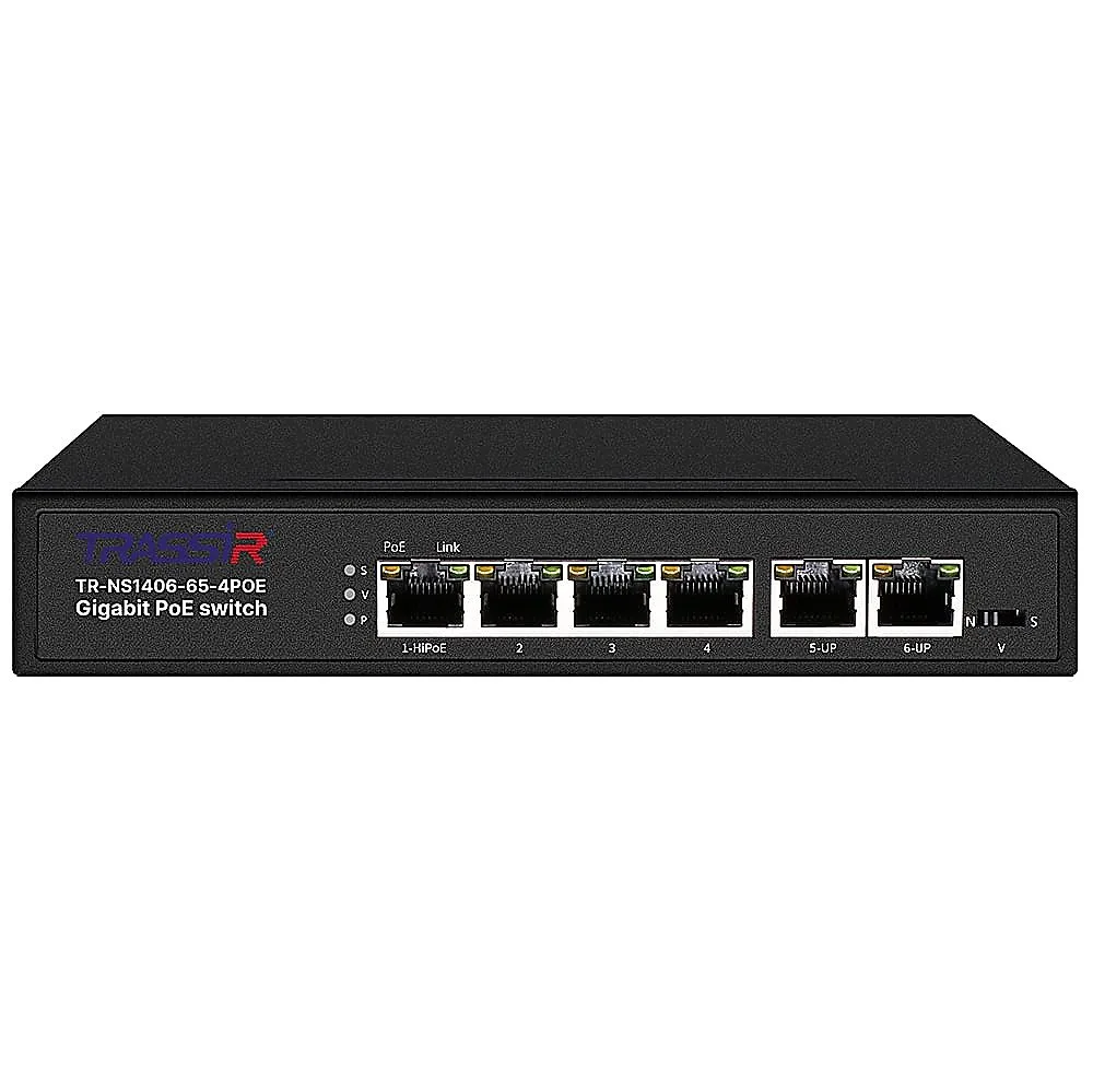 TRASSIR TR-NS1406-65-4POE TRASSIR TR-NS1406-65-4POE